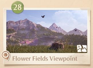 Infinity Nikki Expedition Handbook Photos Wishfield 28 Flower fields viewpoint.