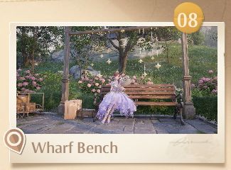 Infinity Nikki Expedition Handbook Photos Wishfield 8 Wharf Bench.