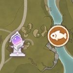 Infinity Nikki Wishing Woods Palettetail map location by the Wish Inspection Center.