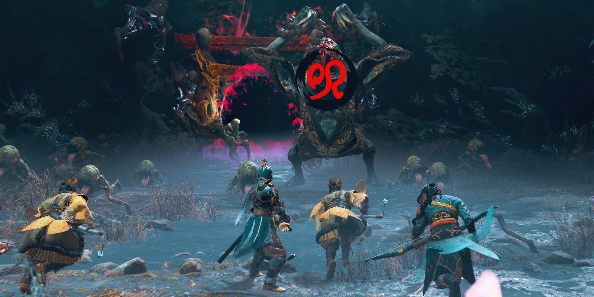 Kunitsu-Gami: Path Of The Goddess - An incursion of demons meets stalwart defenders.