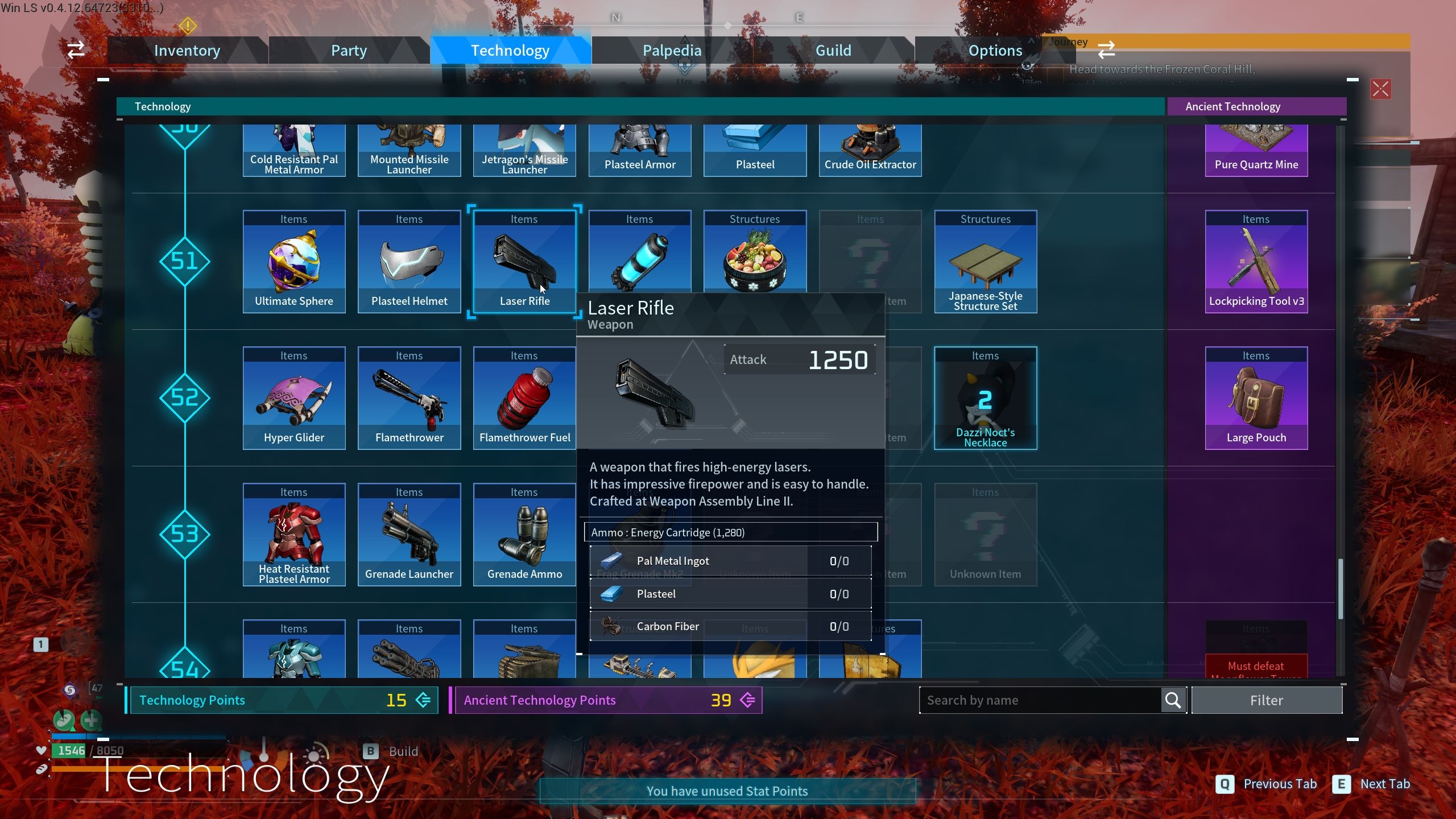 How To Get The Laser Rifle In Palworld 
