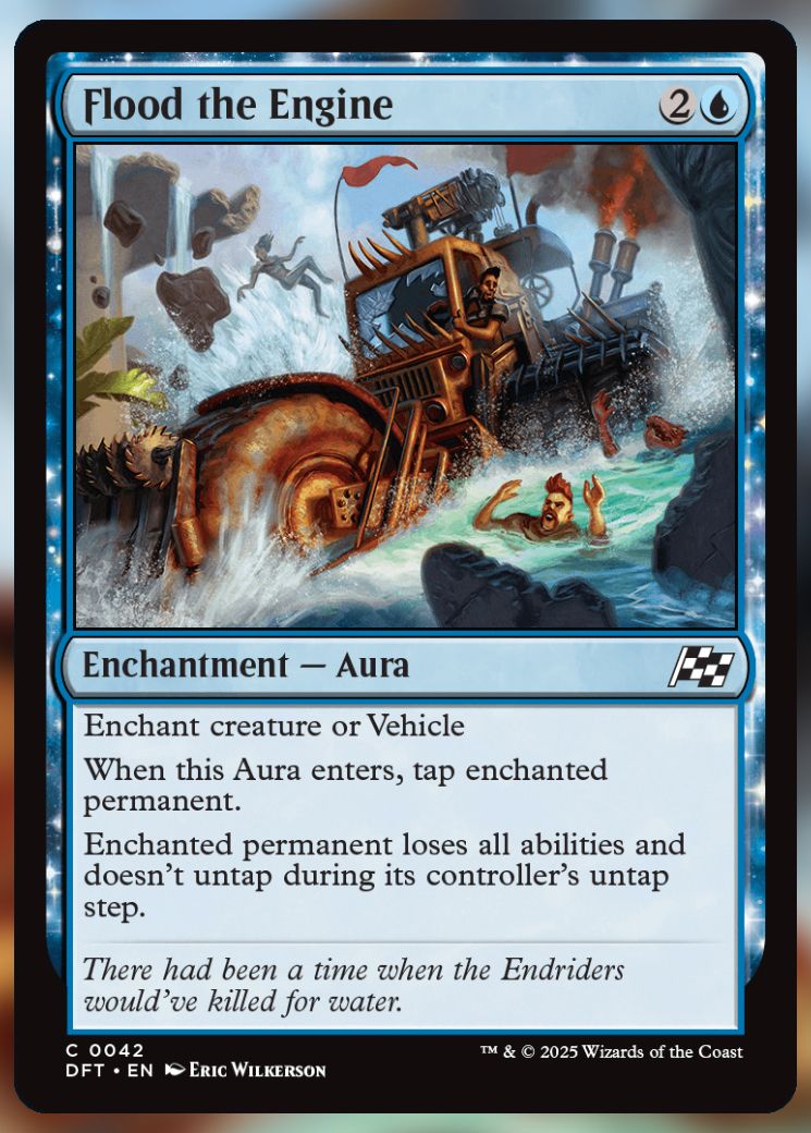 Magic The Gathering Flood the Engine Card.