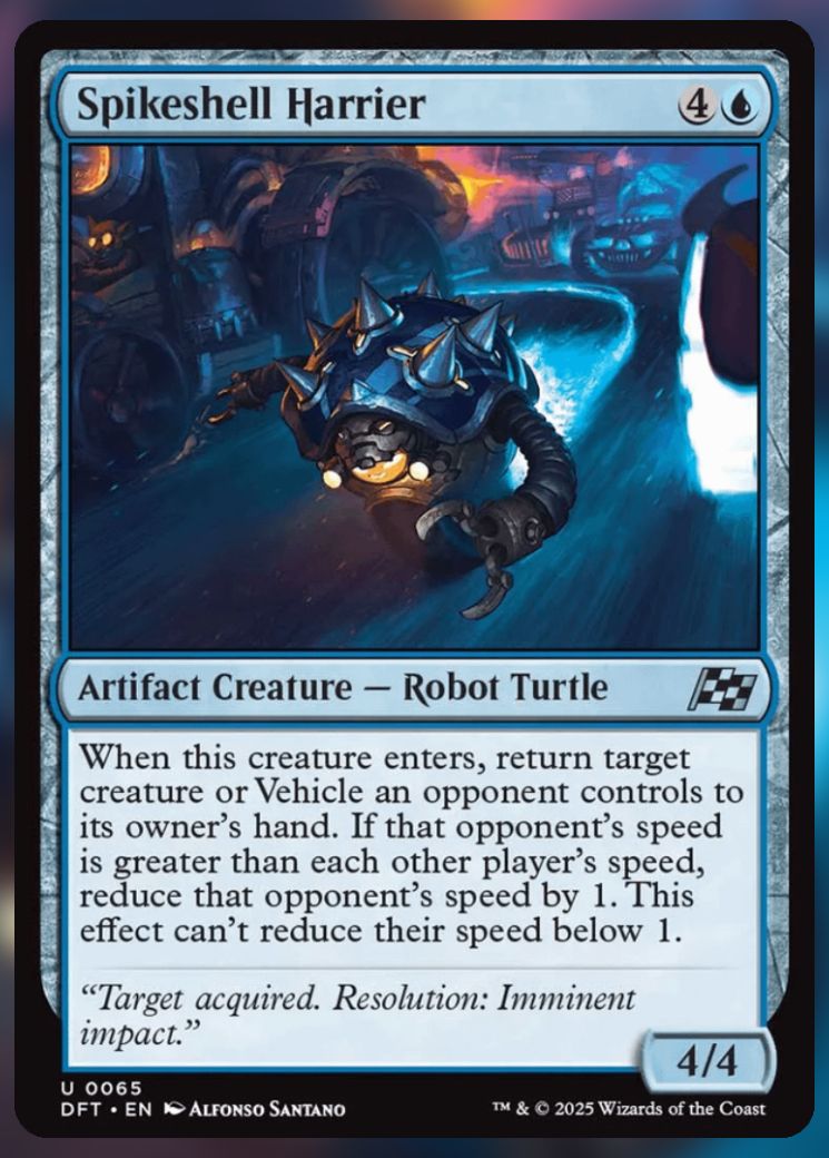 Magic The Gathering Spikeshell Harrier Card.