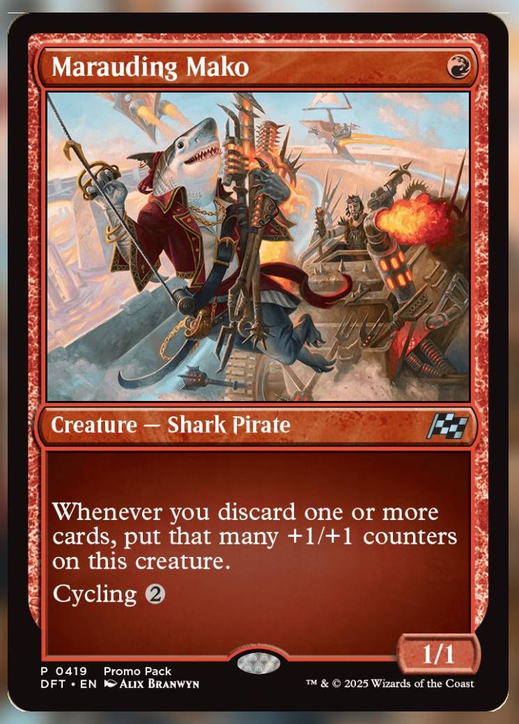 Marauding Mako Alt Art