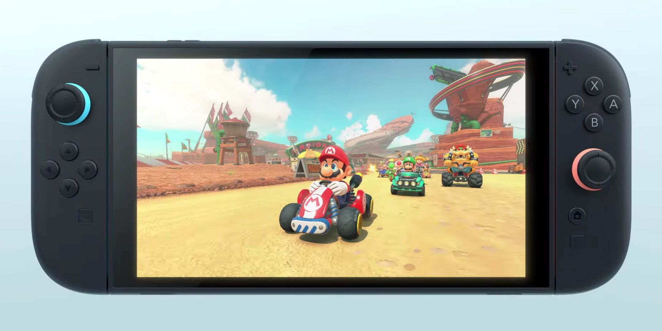 Mario Kart 9 on the Nintendo Switch 2.