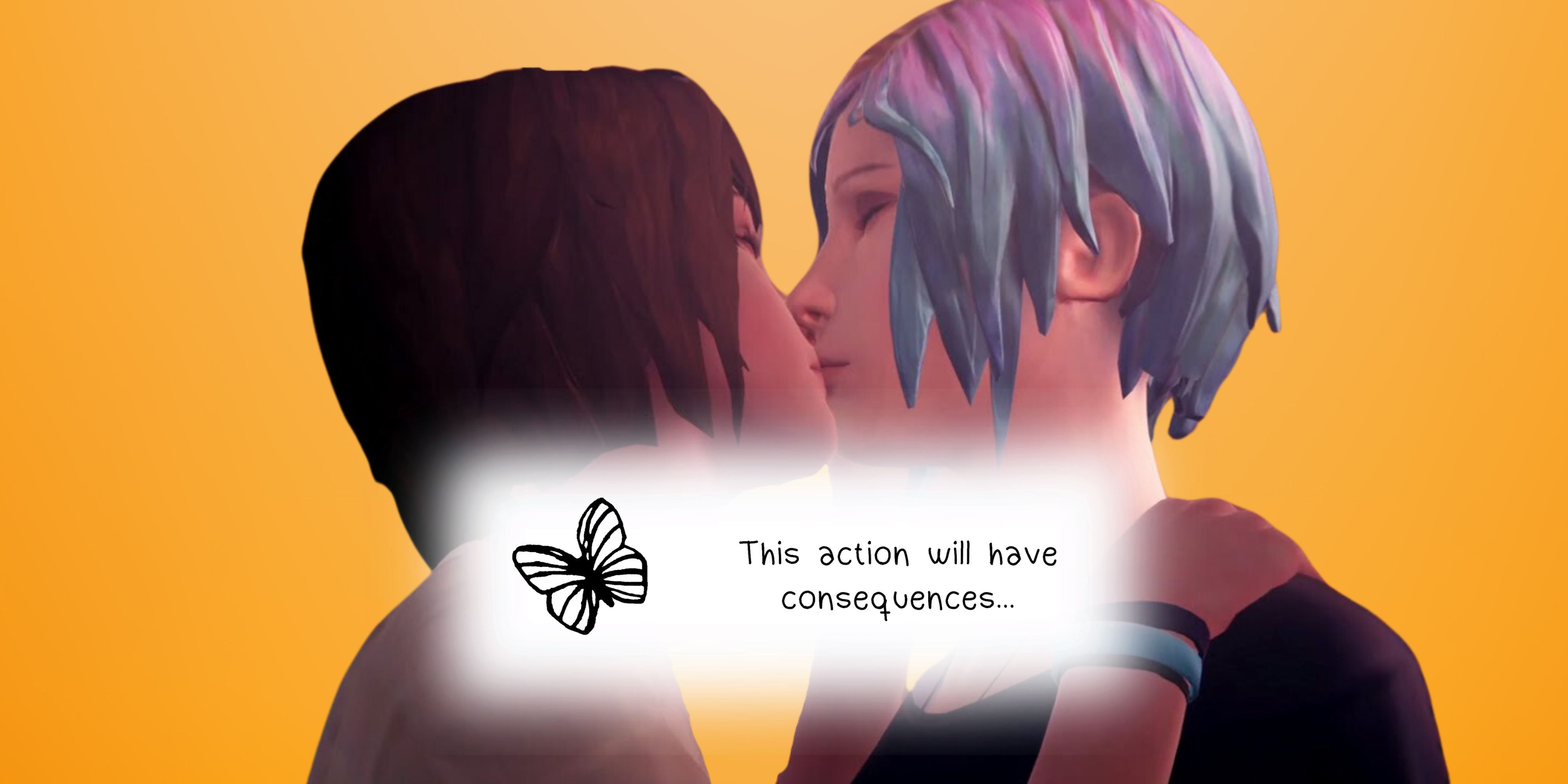 Max and Chloe kissing with this action will have consequences