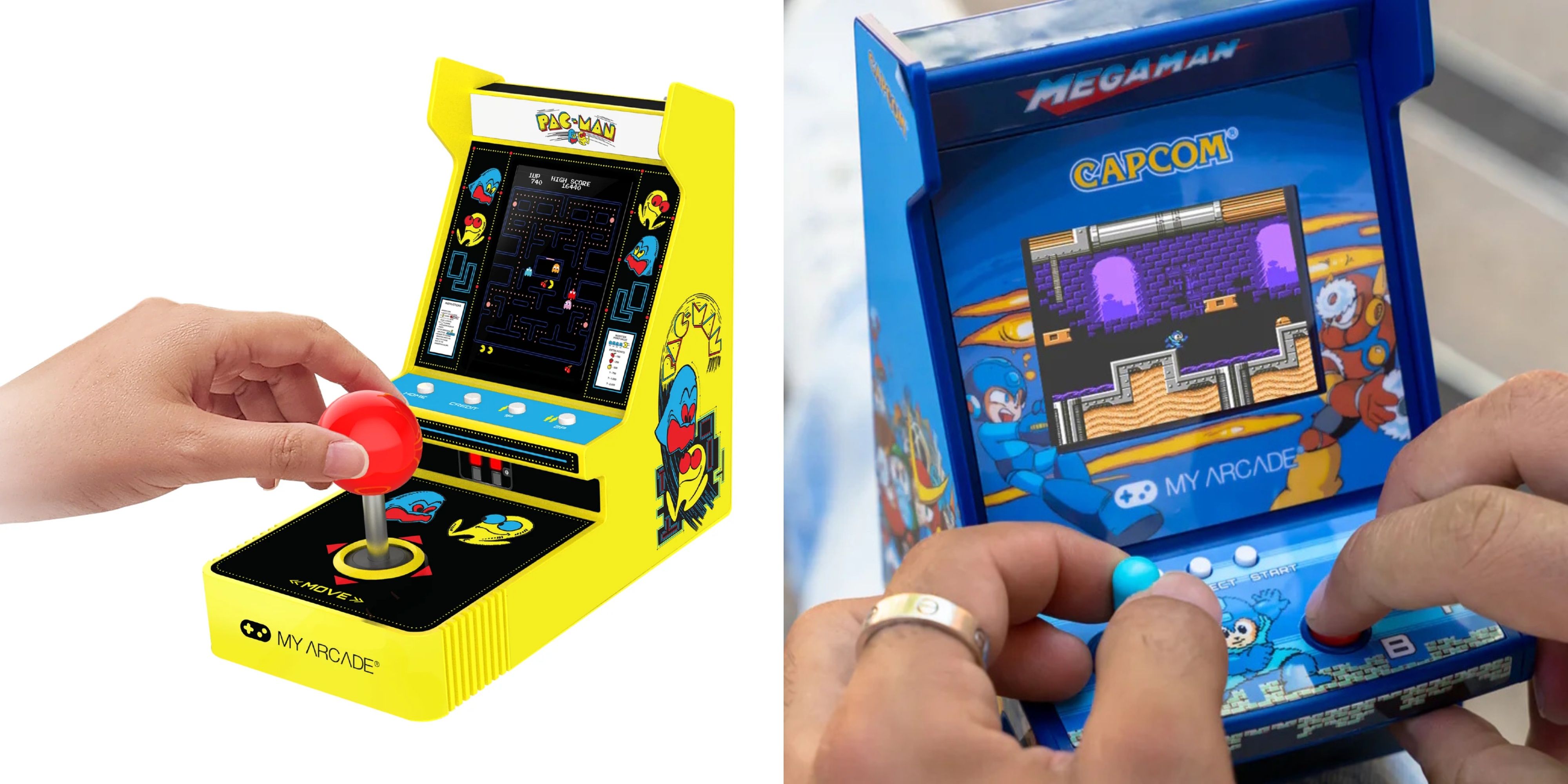 my arcade pac-man and sonic mini cabinets.