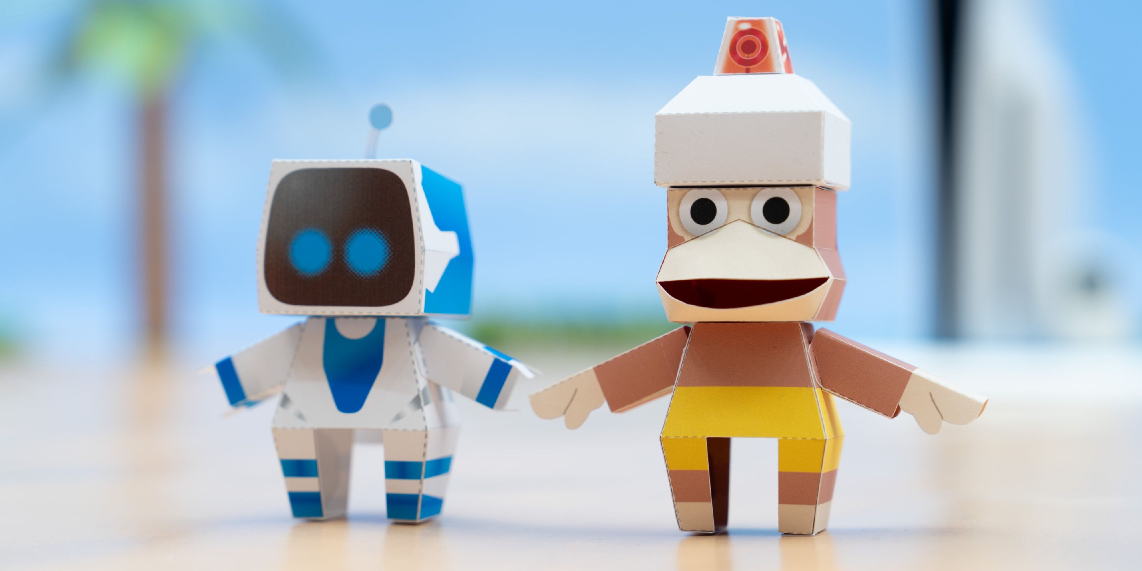 astro bot and ape escape papercraft models.