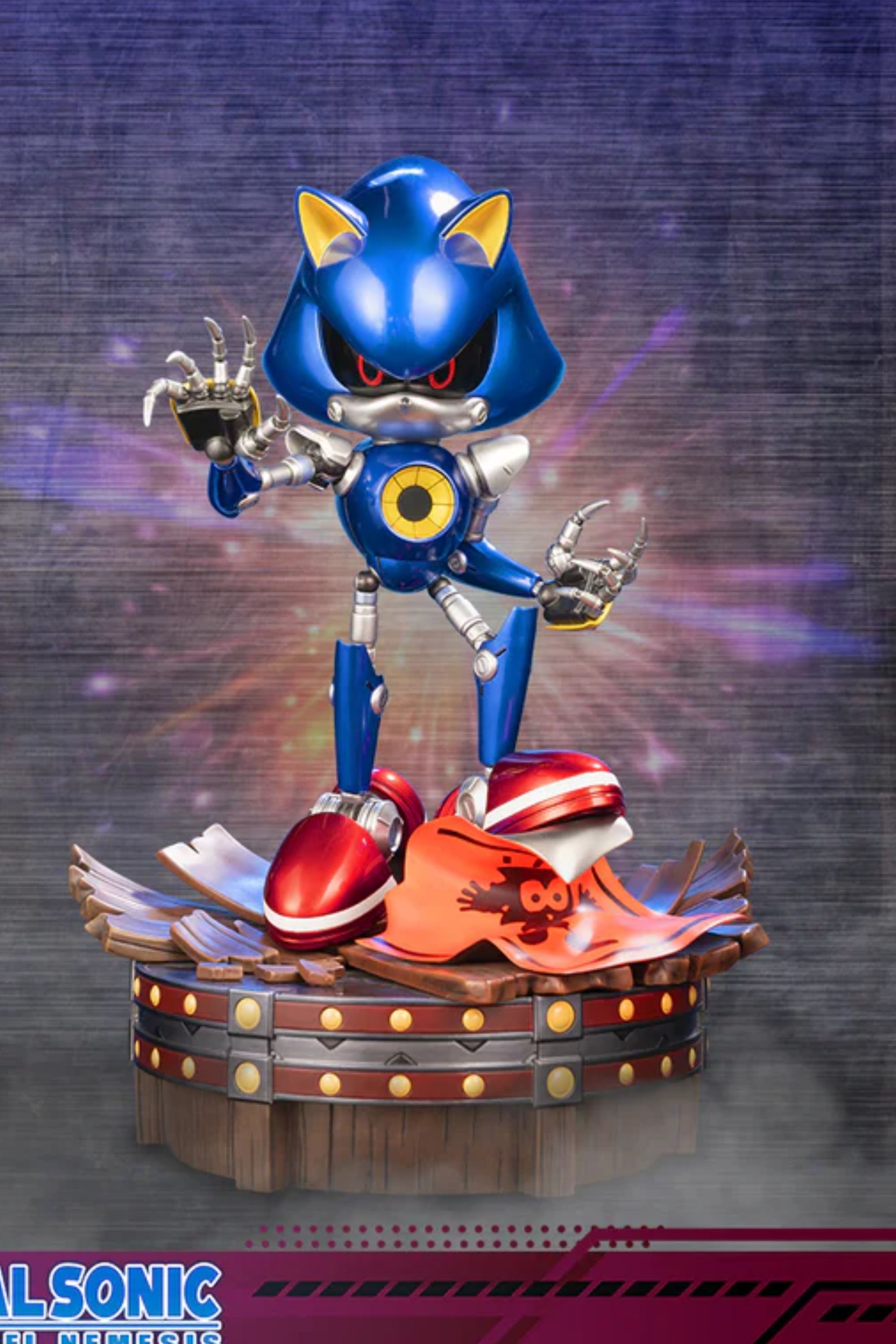 اولین مجسمه 4 فیگور متال سونیک به طور کامل آشکار شد، اکنون در دسترس است 2 Sonic the Hedgehog - Metal Sonic First 4 Figures Statue.