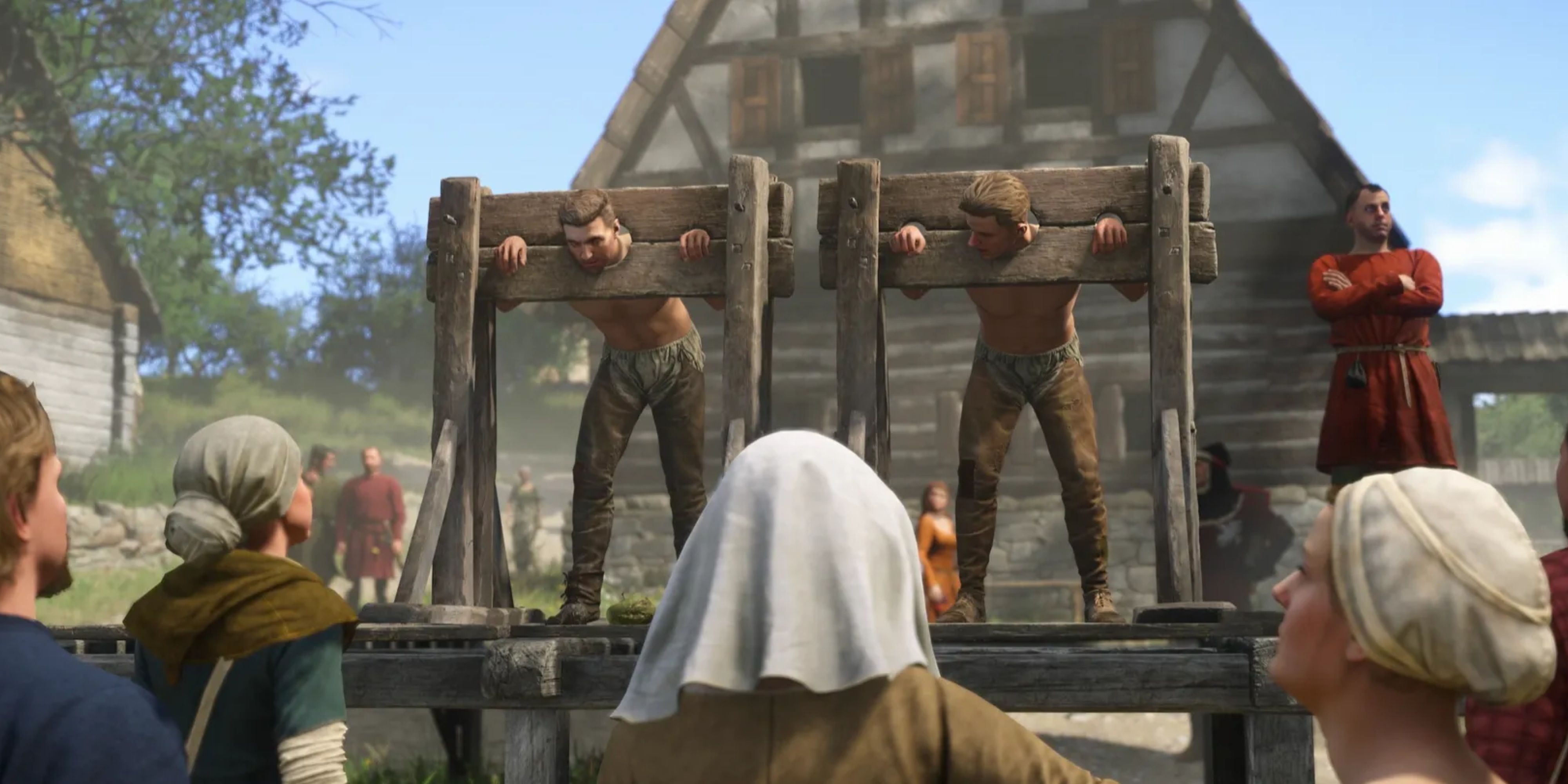 men in stocks in kingdom come deliverance 2.