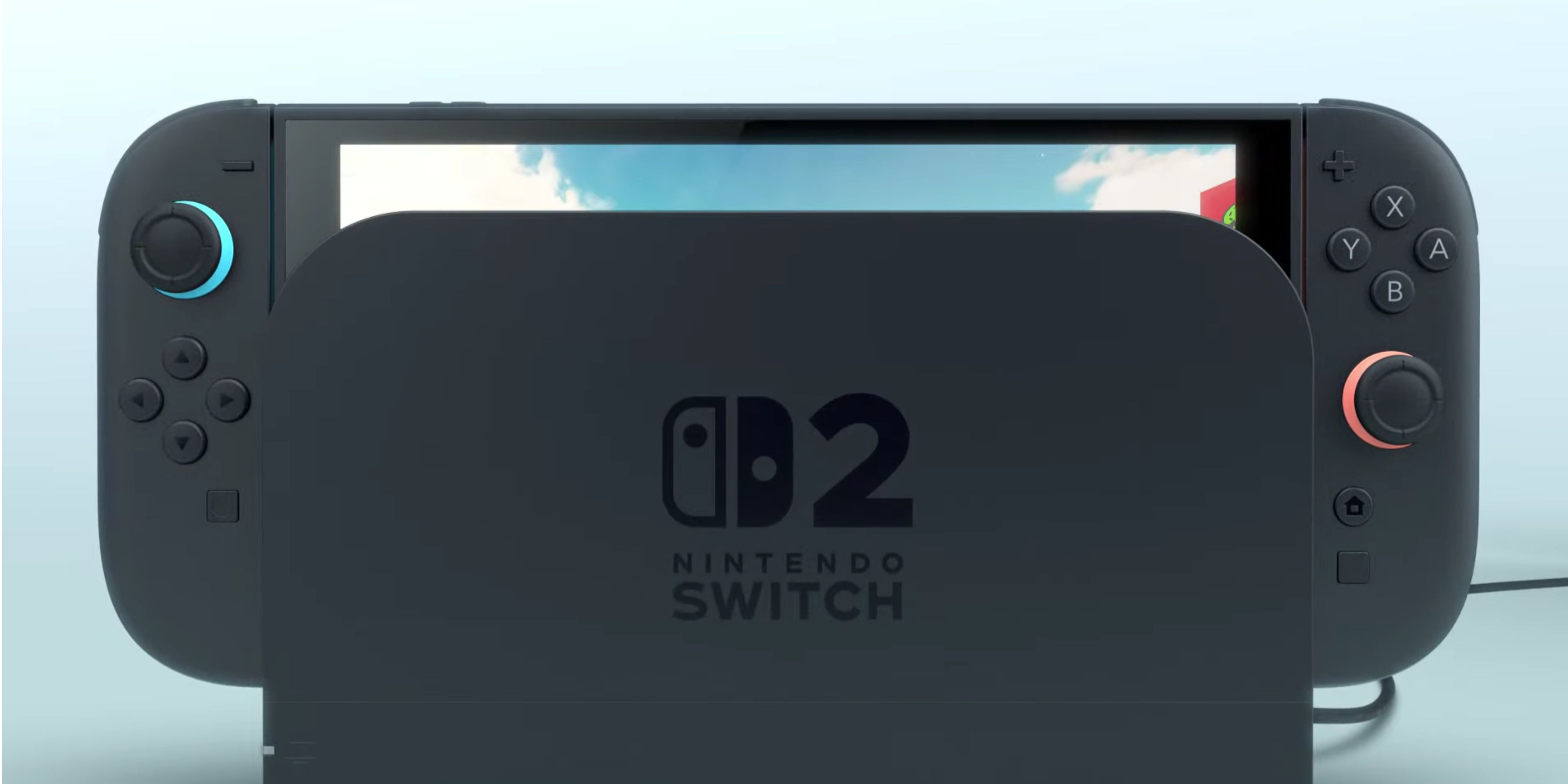 docked nintendo switch 2.