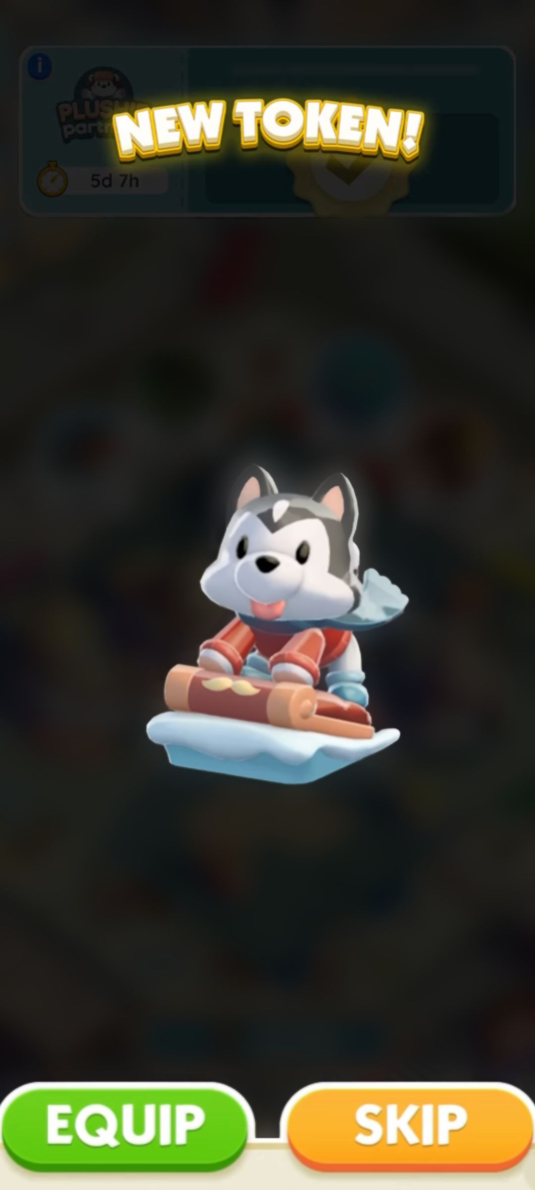 انحصار برو شرکای PLUSHIE SLEDDING HUSKY TOKEN.