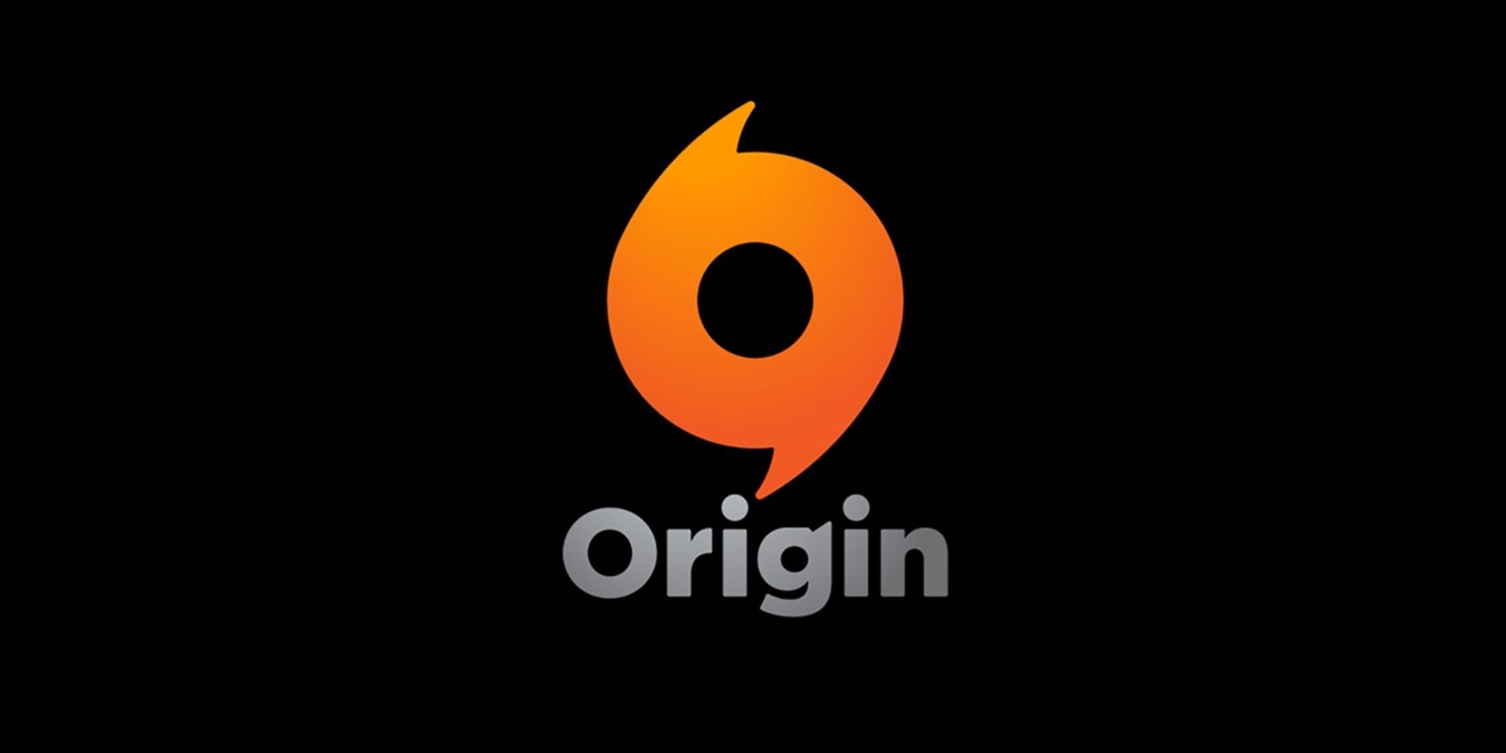 The Origin logo for EA's storefront: a orange circle on a black background