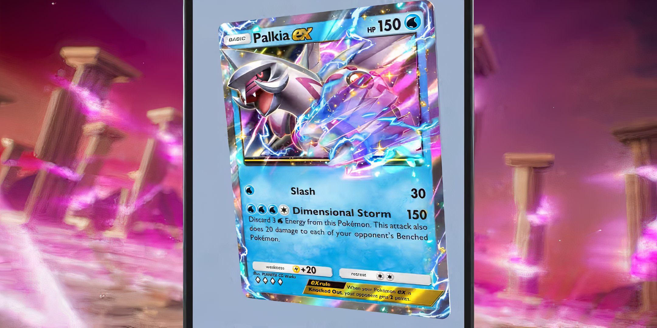 Palkia ex from pokemon tcg pocket space time smackdown