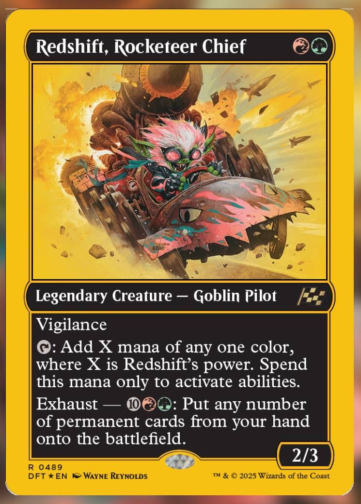 Redshift, Rocketeer Chief Alt Art