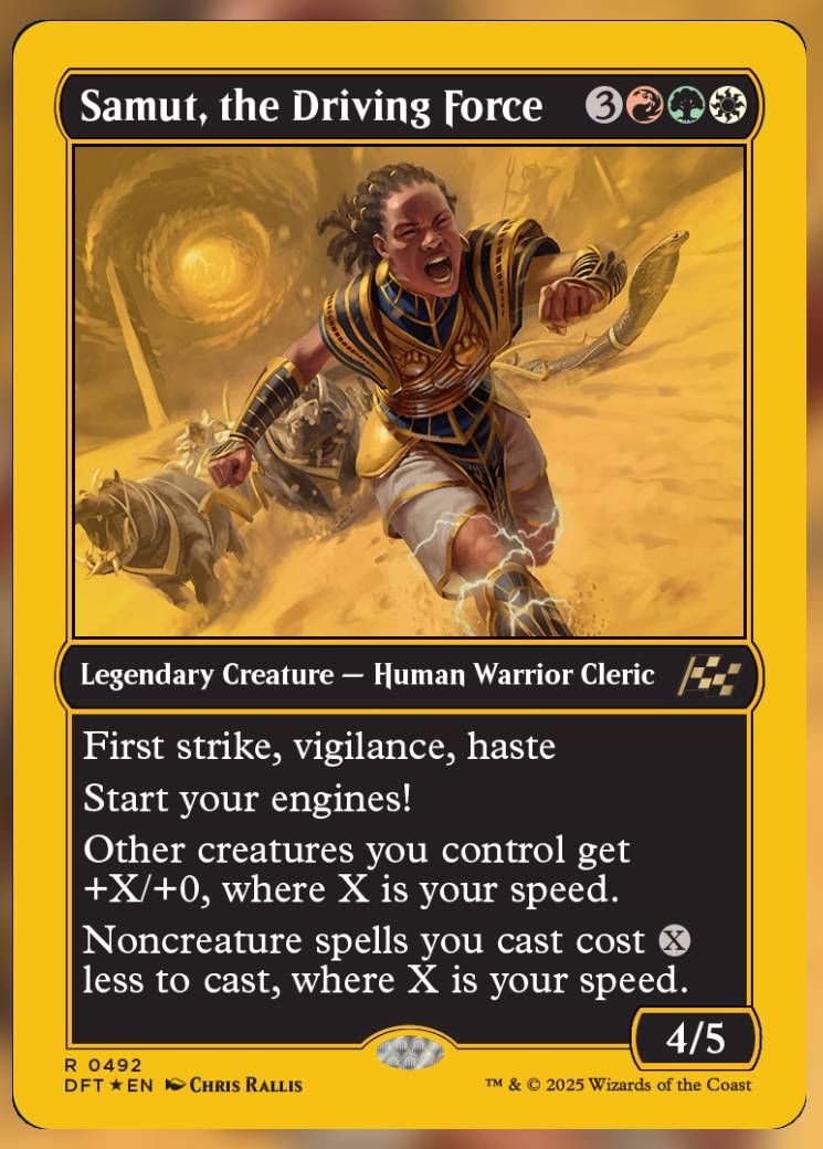 Samut, the Driving Force Alt Art