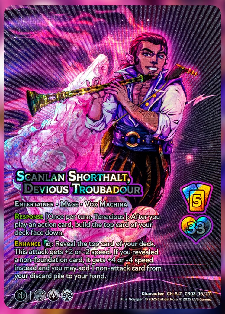 Scanlan Shorthalt, Devious Troubadour foil