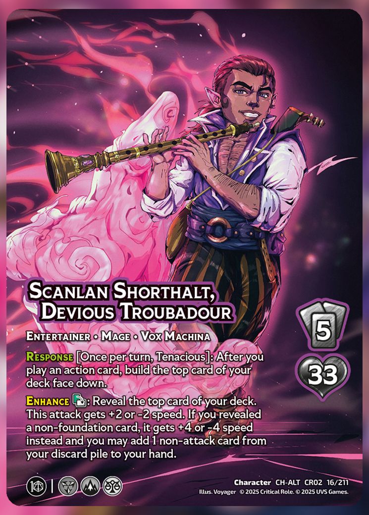 Scanlan Shorthalt, Devious Troubadour