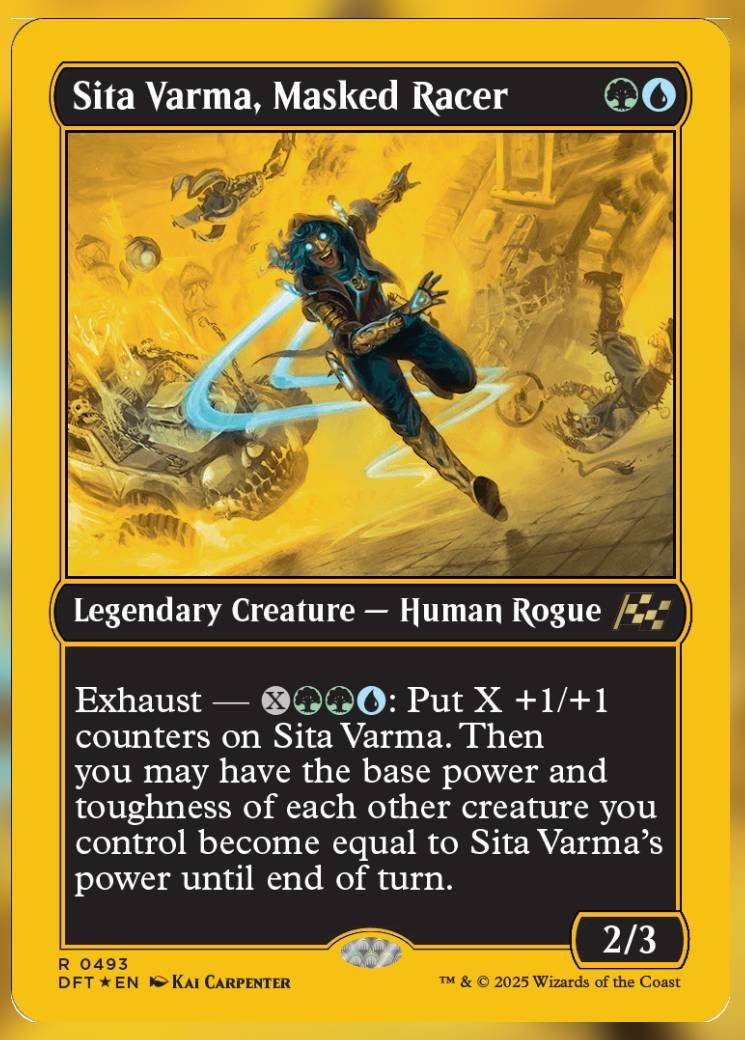 Sita Varma, Masked Racer Alt Art