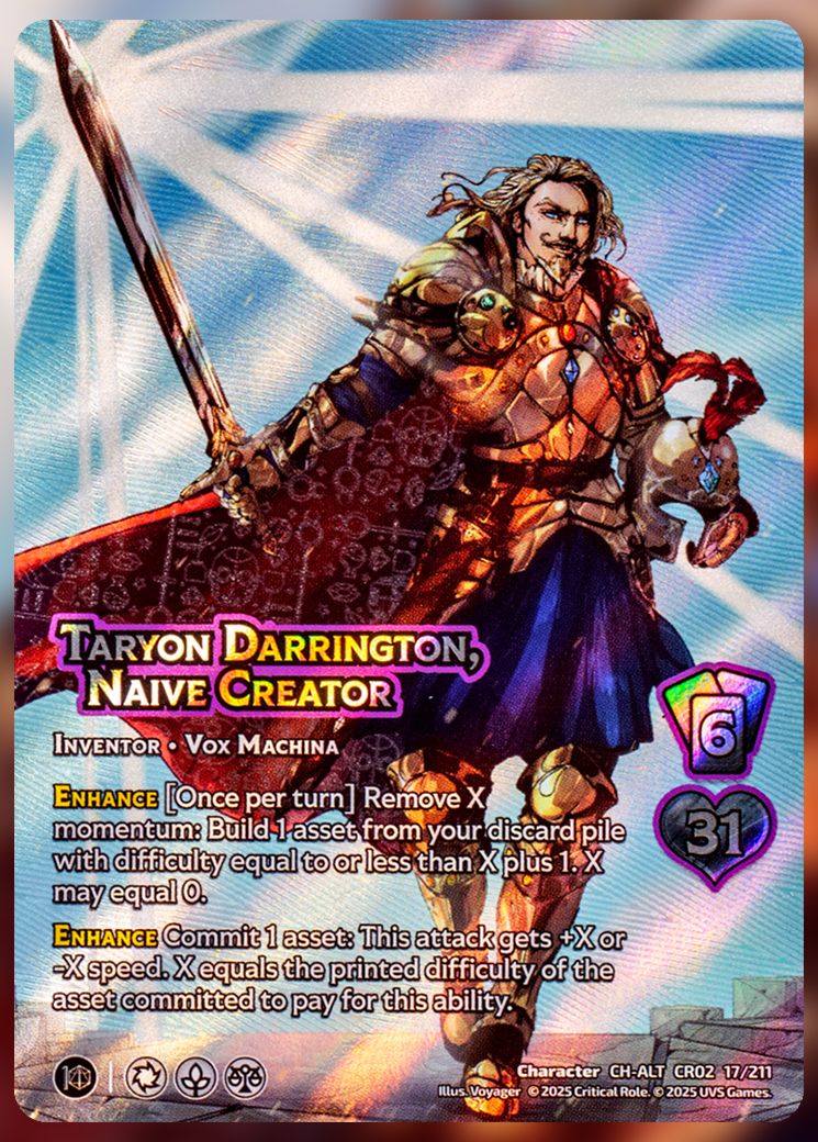 Taryon Darrington, Naive Creator foil