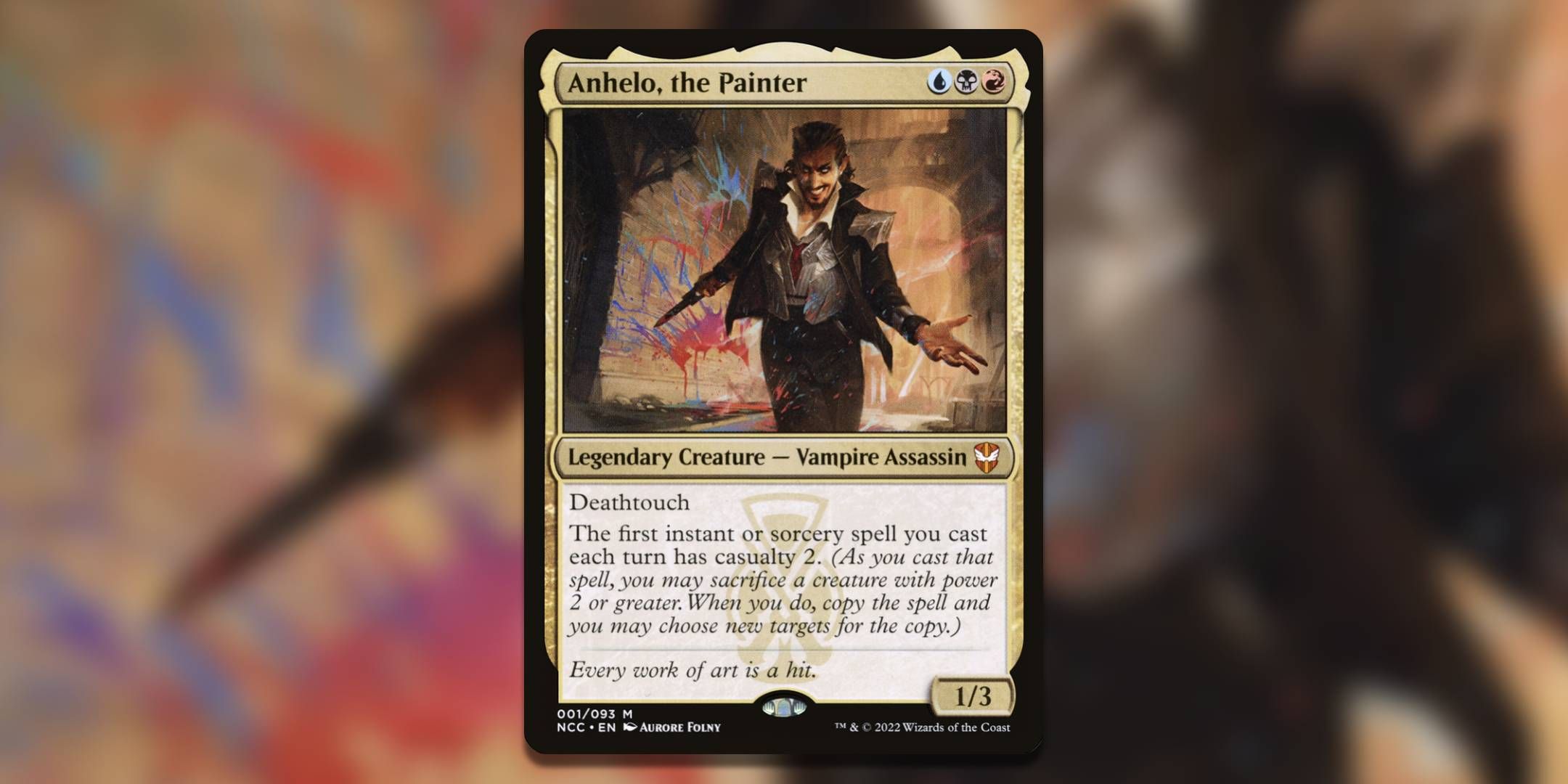 Magic the Gathering Card Anhelo The Painter By Aurore Folny.