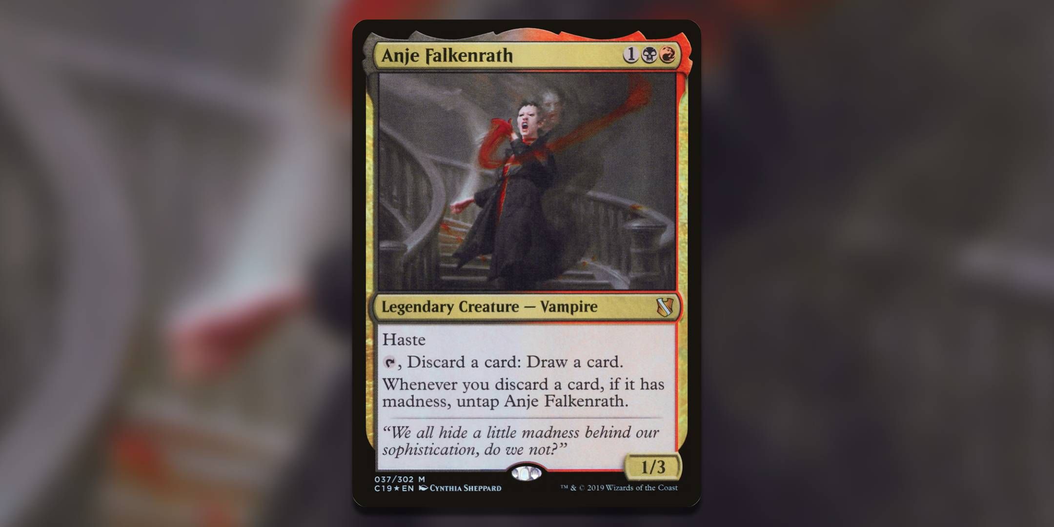 Magic the Gathering Card Anje Falkenrath توسط سینتیا شپرد.