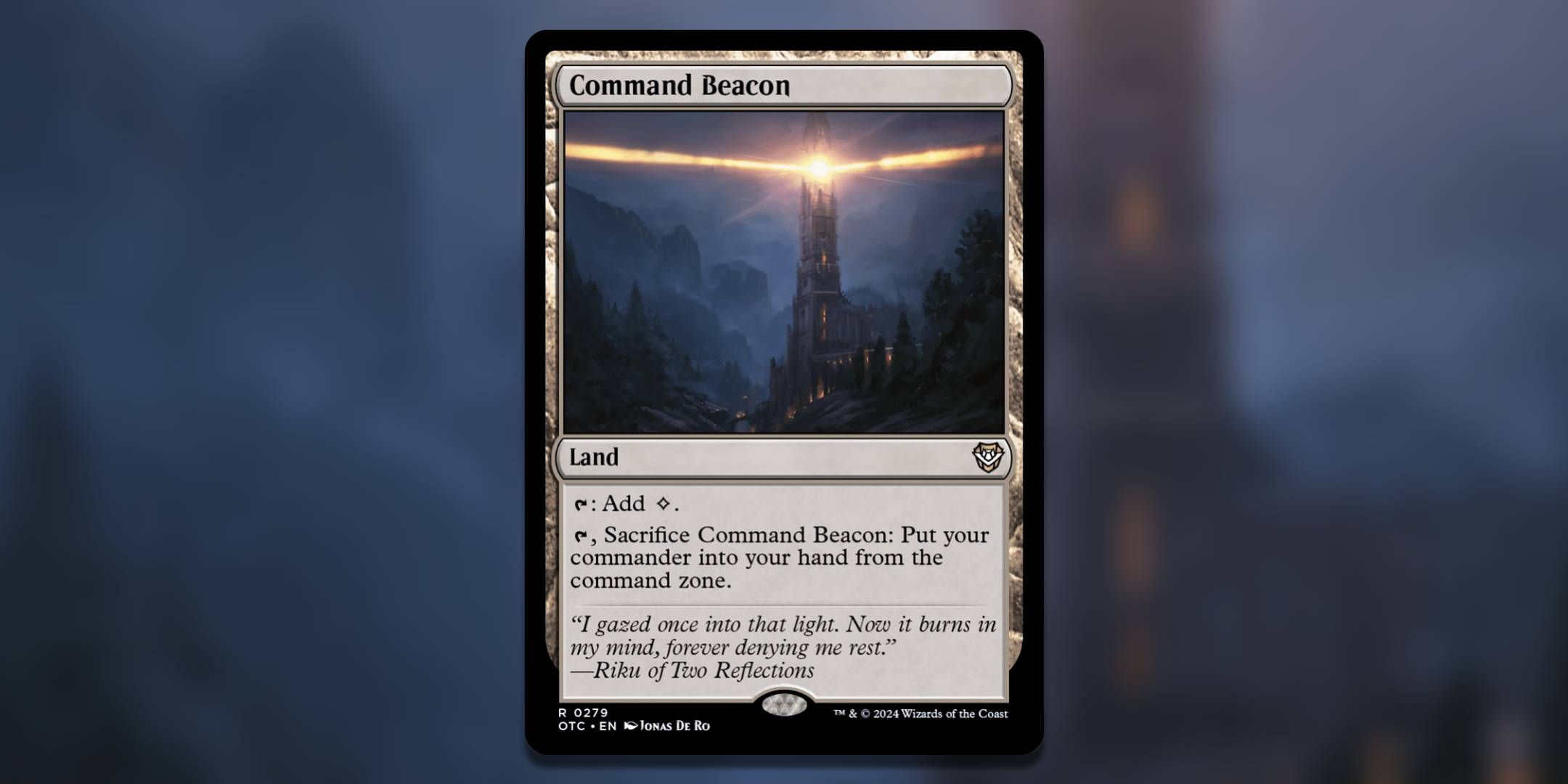 The Magic The Gathering card Command Beacon by Jonas De Ro.