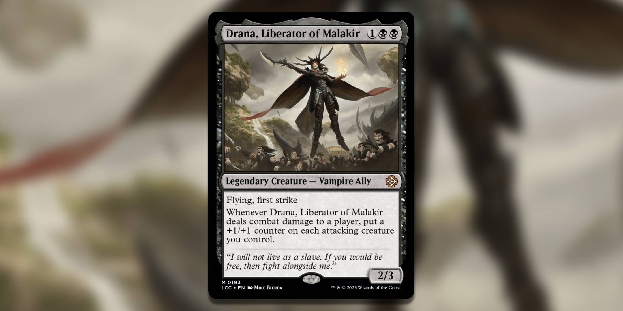 Magic The Gathering Card Drana Liberator از Malikar توسط مایک بیرک.