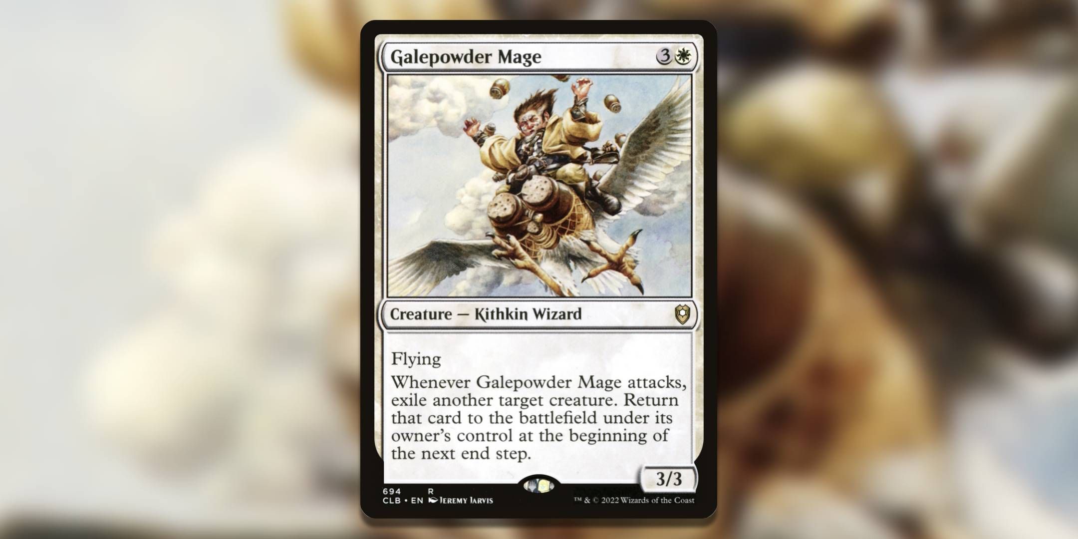 The Magic The Gathering card Galepowder Mage by Jeremy Jarvis.-1