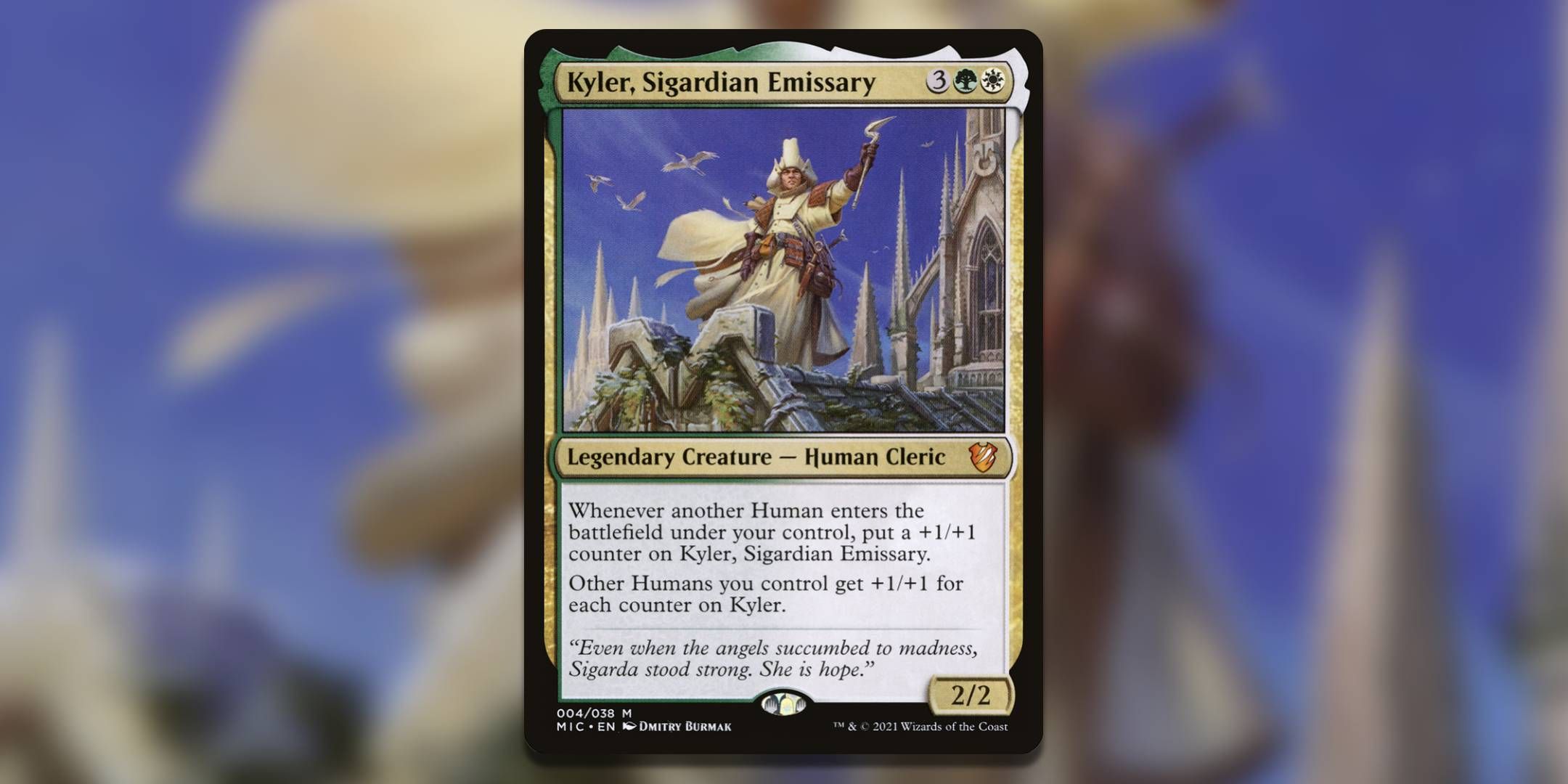 Magic The Gathering Card Kyler Sigardian Emissary توسط Dmitry Burmak.