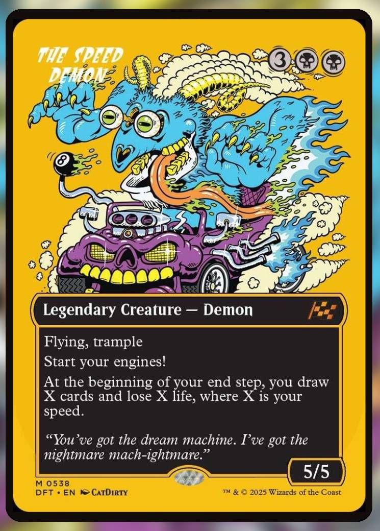 The Speed Demon Alt Art 1