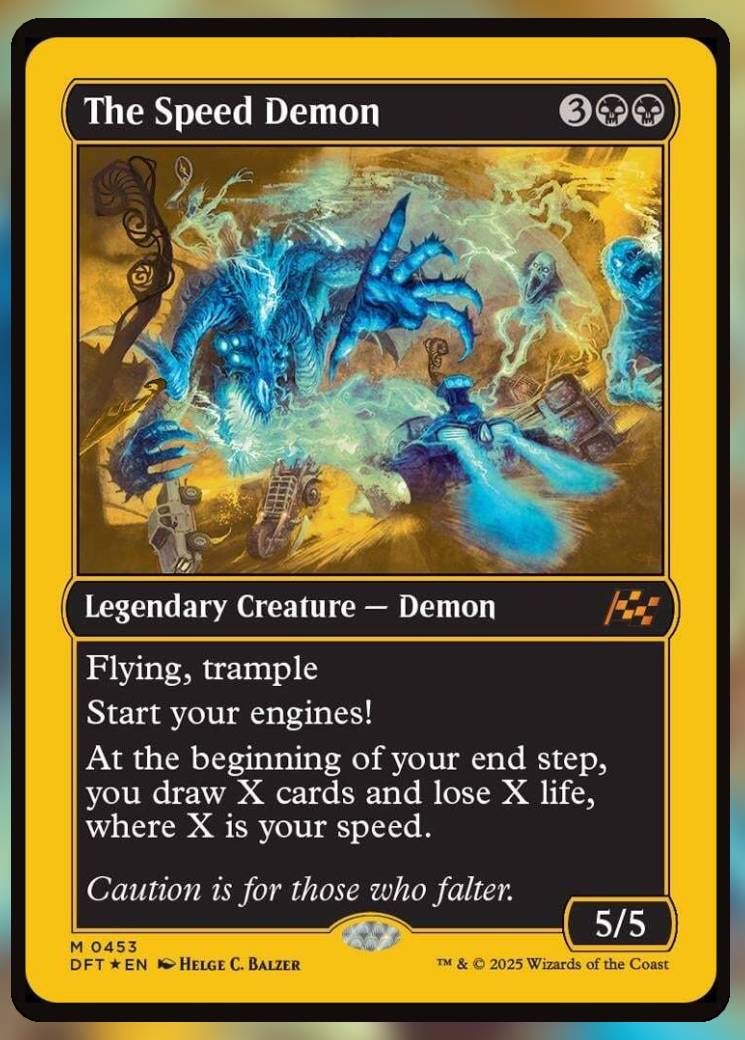 The Speed Demon Alt Art 2