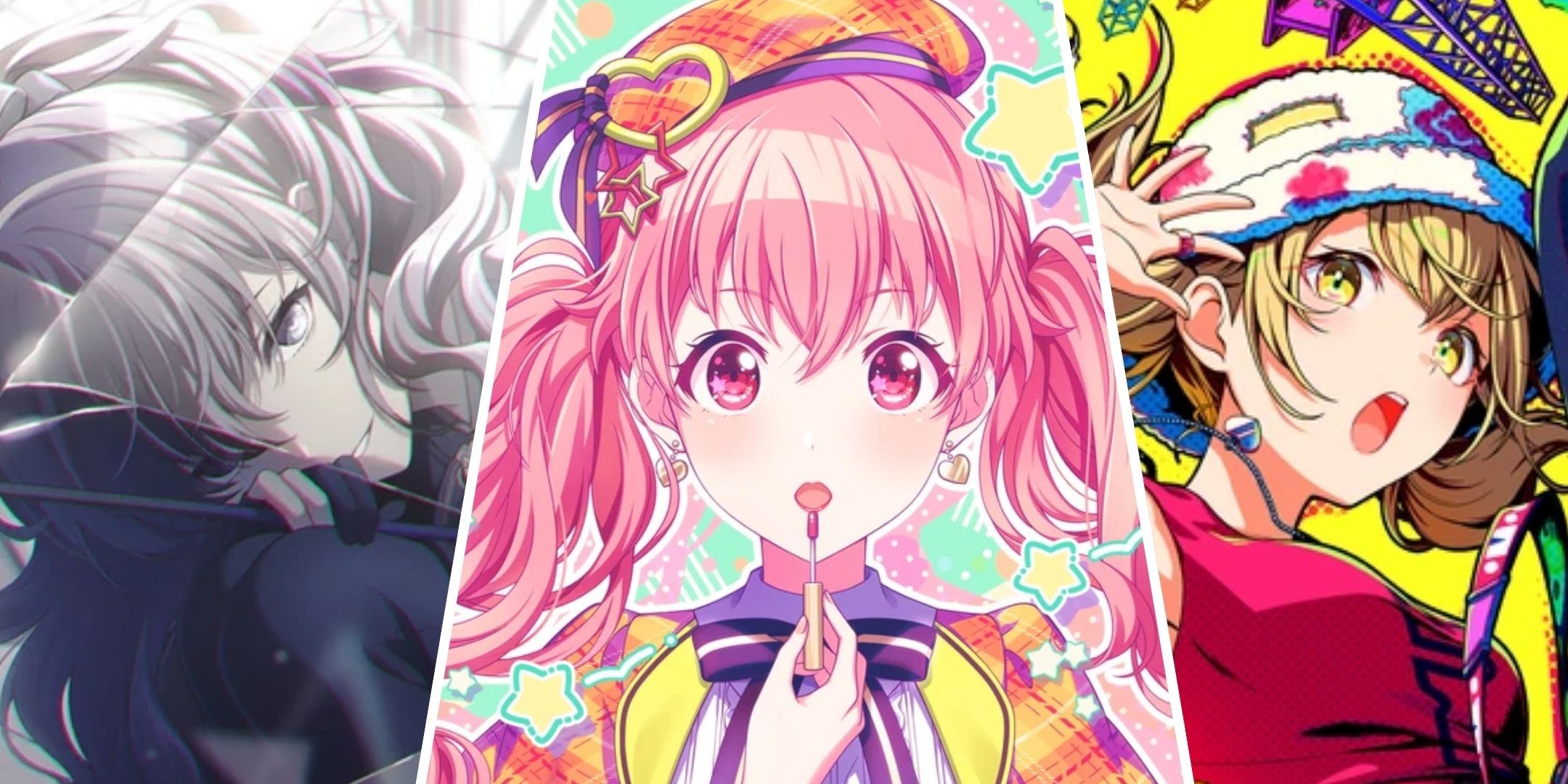 Three Trained 4-Star Limited Gatcha Cards Of Asahina Mafuyu, Momoi Airi, And Azusawa Kohane From Hatsune Miku Colorful Stage!