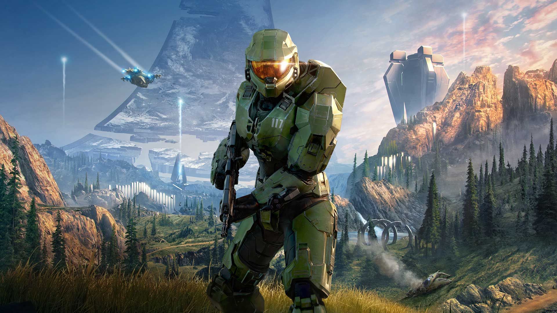 A promotional photo of Master Chief for Halo: Infinite.