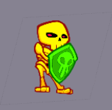 Yellow Shielded Skeleton