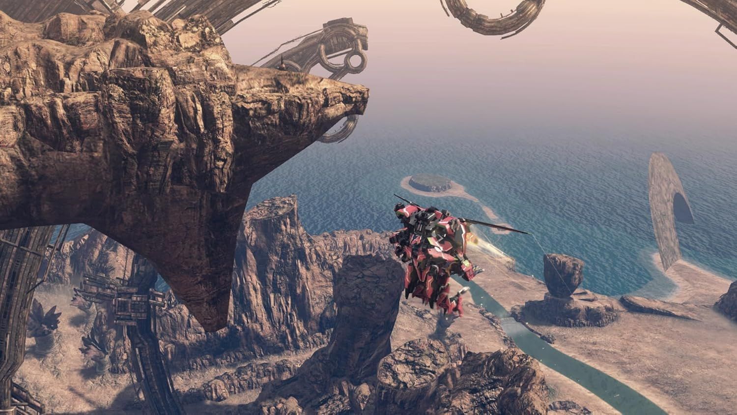 The players pilot a skell in Xenoblade Chronicles X. 