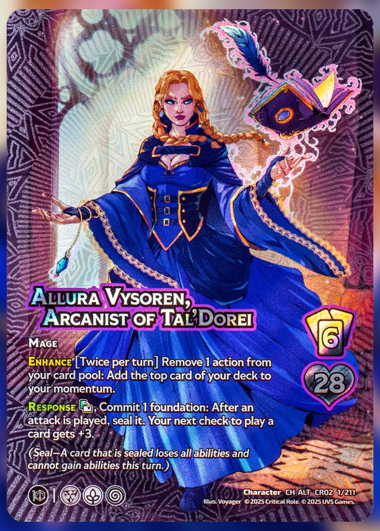 Allura Vysoren, Arcanist of Tal&rsquo;Dorei foil