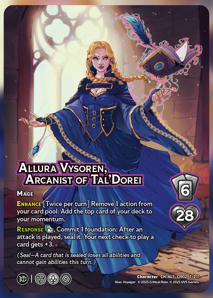 Allura Vysoren, Arcanist of Tal&rsquo;Dorei