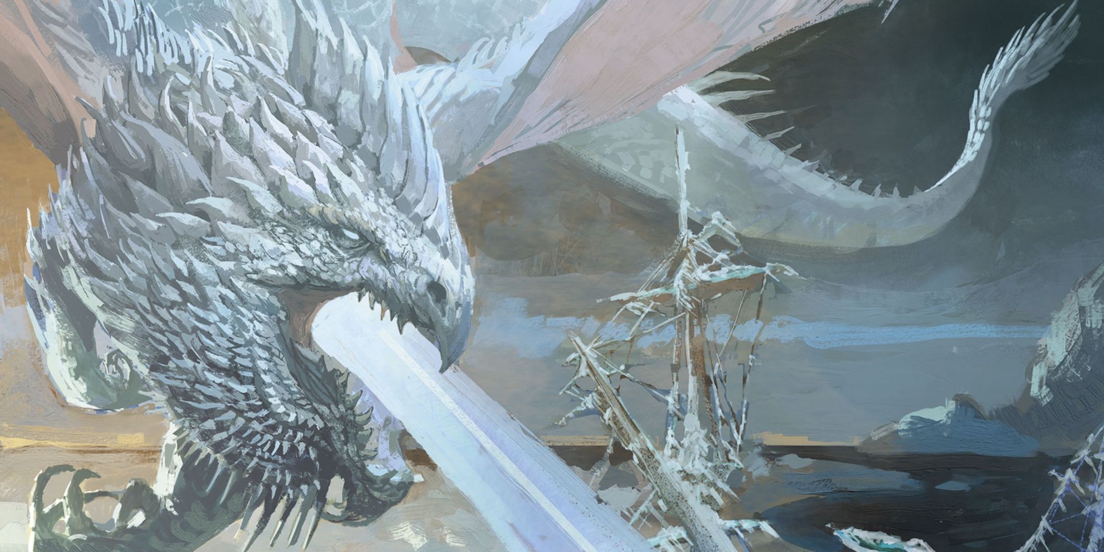 Ancient White Dragon from Dungeons & Dragons.