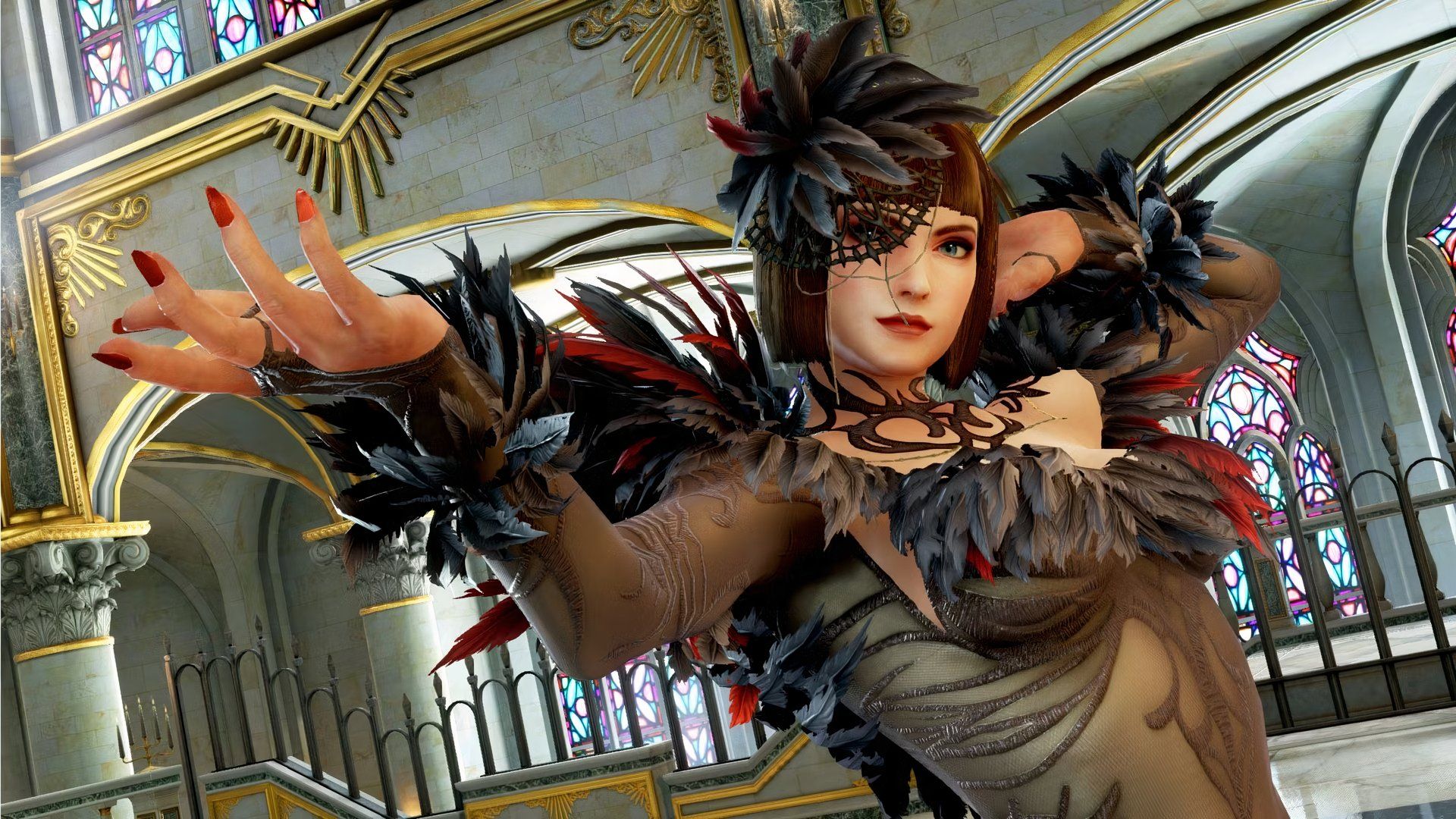 آنا ویلیامز همانطور که در Tekken 7 ظاهر می شود.