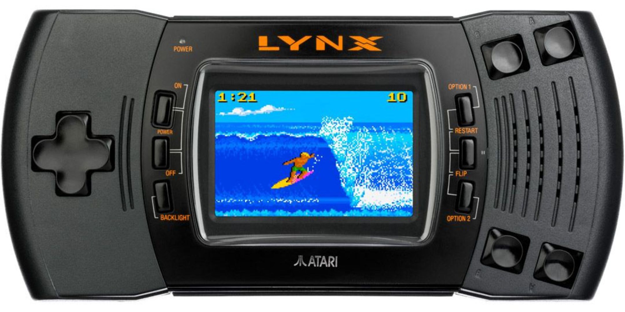 an atari lynx handheld console