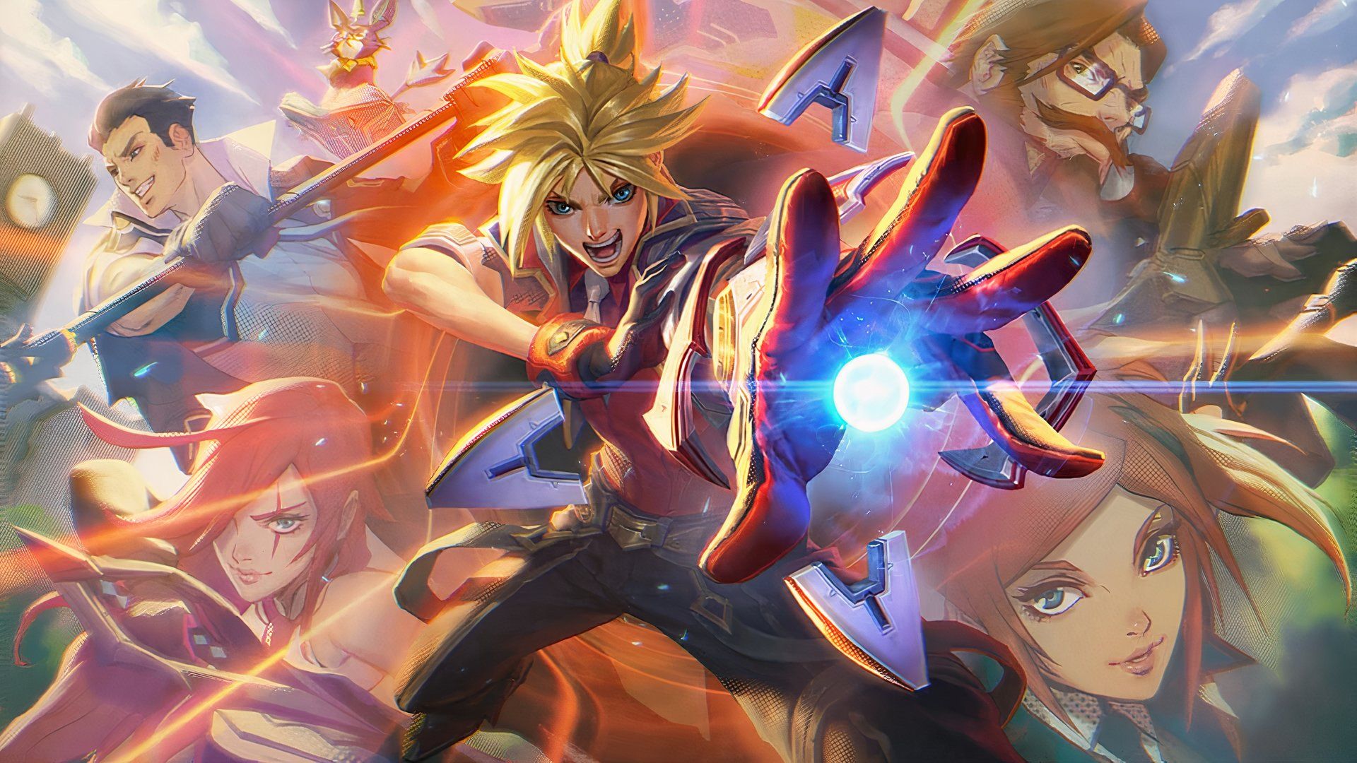 Battle Academia Ezreal official splash art.