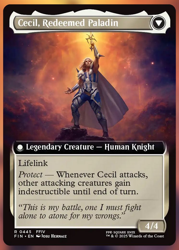 Cecil, Redeemed Paladin extended