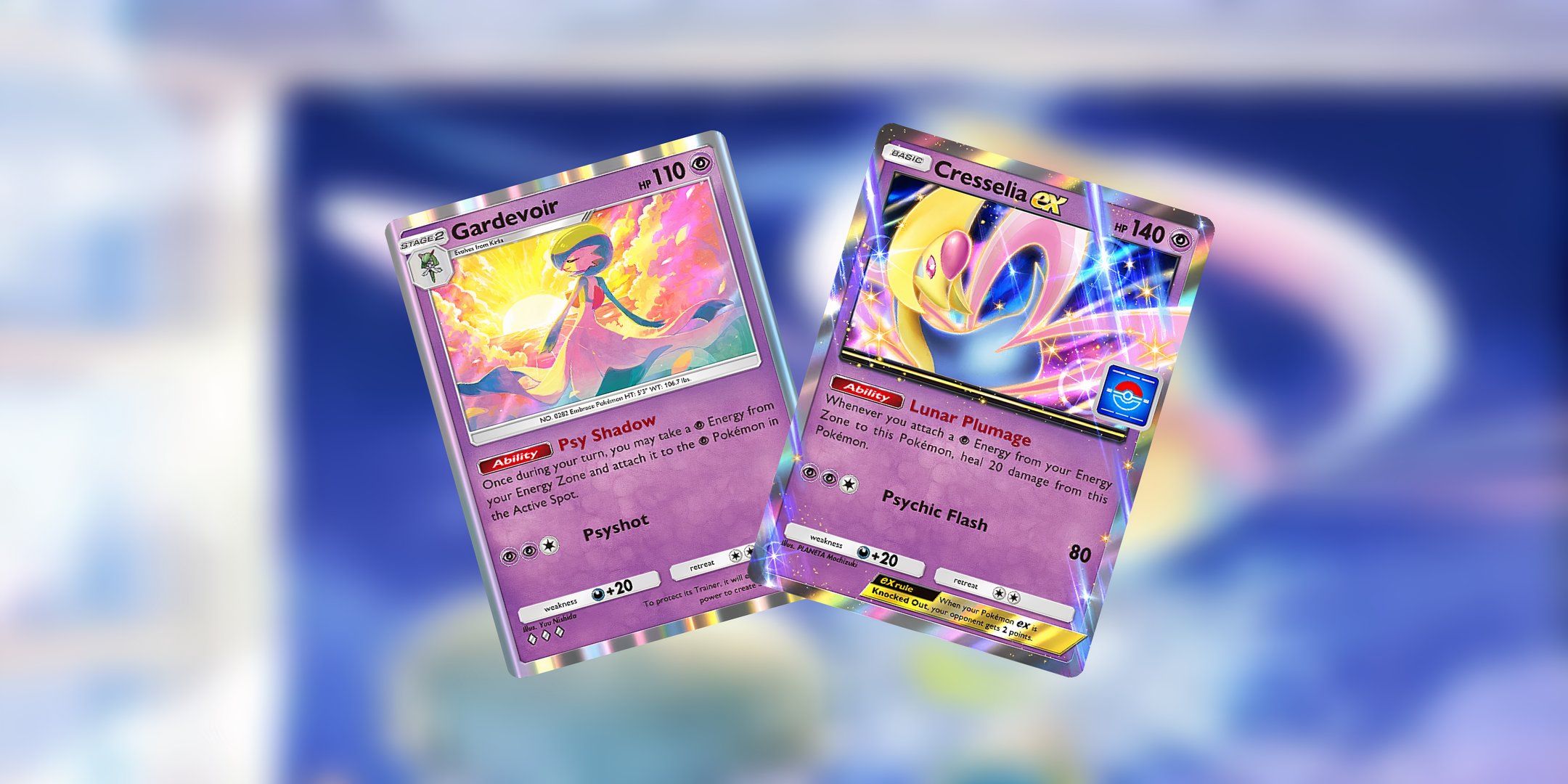 Cresselia Gardevoir in tvg pocket