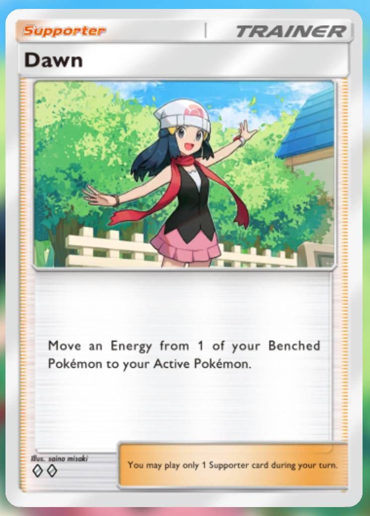 The Dawn card, from Space-Time Smackdown in Pokemon TCG Pocket.