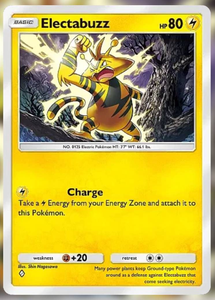 Electabuzz card in Pokemon TCG Pocket.