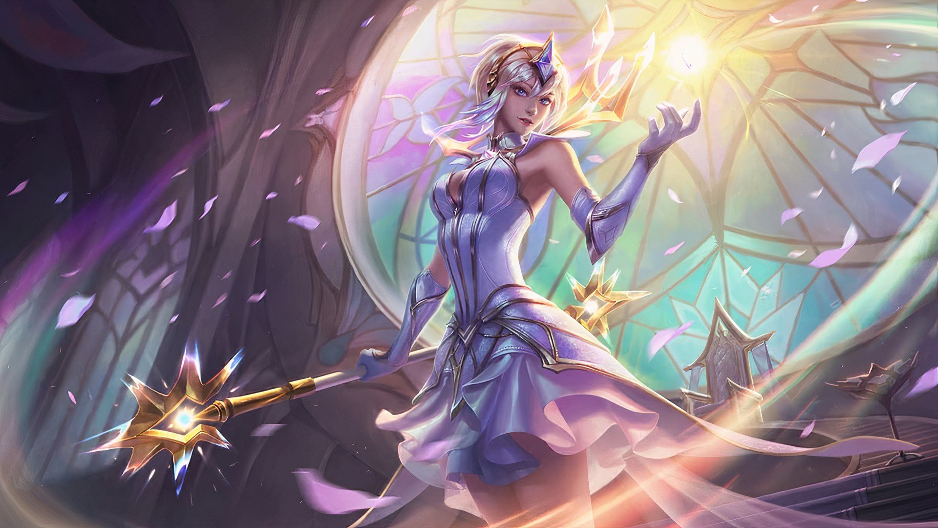Elementalist Lux official splash art.