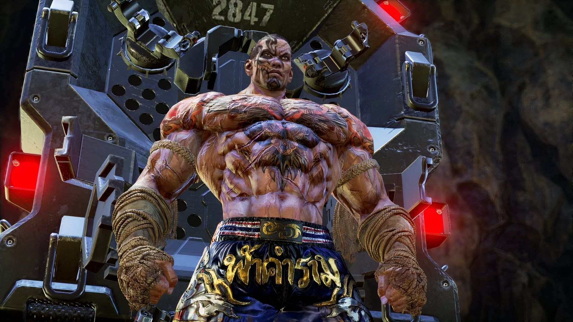 Fahkumram همانطور که در Tekken 7 ظاهر می شود.