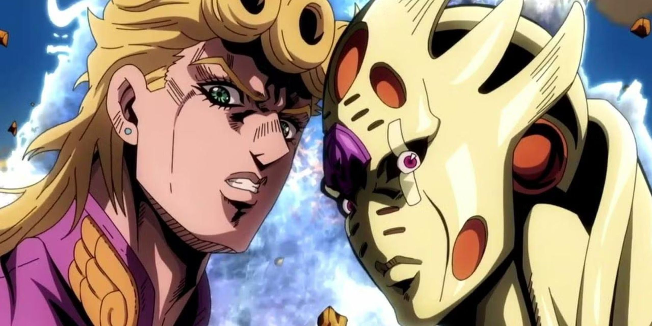 Using his gold experience in the strange adventures of Jirano Joanjujo.