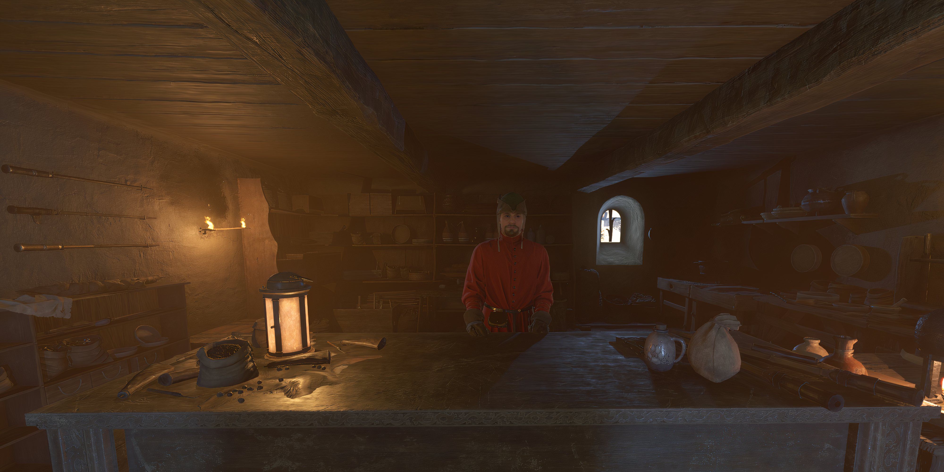 چگونه می توان آشکار بودن خود را در پادشاهی بهبود بخشید: تحویل 2 4 Prokop Eldris در مغازه خود - Kingdom Come Deliverance 2